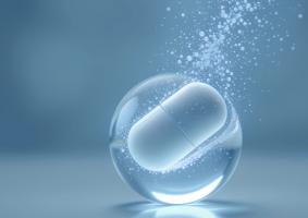 Le test compte les particules formées lors de la dissolution d'un comprimé dans un récipient rempli d'eau et aboutit à une « empreinte digitale de désintégration » (Visuel Adobe Stock 1841683698) Le test compte les particules formées lors de la dissolution d'un comprimé dans un récipient rempli d'eau et aboutit à une « empreinte digitale de désintégration » (Visuel Adobe Stock 1841683698)