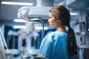 L'étude montre l’efficacité du tandem radiologue et intelligence artificielle (IA) dans le diagnostic du cancer du sein par mammographie (Visuel Adobe Stock 641934582) L'étude montre l’efficacité du tandem radiologue et intelligence artificielle (IA) dans le diagnostic du cancer du sein par mammographie (Visuel Adobe Stock 641934582)