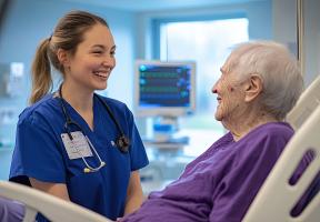 Cette recherche non seulement souligne l’importance de la communication non verbale, si possible avec le sourire, mais confirme aussi l’importance de ce mode d’interaction pour éloigner la démence et les troubles psychologiques et mentaux (Visuel Adobe Stock 987490852) Cette recherche non seulement souligne l’importance de la communication non verbale, si possible avec le sourire, mais confirme aussi l’importance de ce mode d’interaction pour éloigner la démence et les troubles psychologiques et mentaux (Visuel Adobe Stock 987490852)