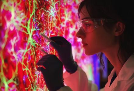 Les chaînes de sucre complexes qui recouvrent toutes nos cellules comme une cotte de mailles, et en particulier les cellules qui constituent la barrière hémato-encéphalique, qui protège le cerveau pourraient jouer un rôle clé dans le déclin cognitif (Visuel Adobe Stock 1071591002)