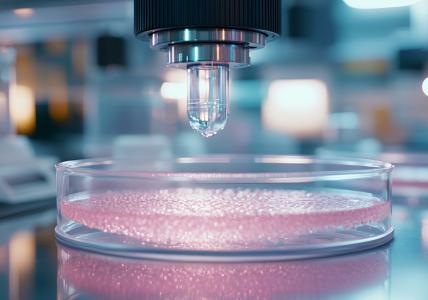 C'est le développement de des matériaux capables d’imiter les tissus humains et pouvant être contrôlés par la lumière (Visuel Adobe Stock 987708239)