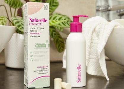 Saforelle Essential : pratique, formule douce, et à reconstituer chez soi (Visuel Saforelle)
