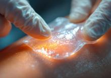 Une peau électronique capable de se régénérer en seulement 10 secondes après une plaie ou une lésion et connectée, afin d'envoyer des données de santé (Visuel Aobe Stock 1234205424)