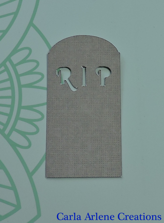 spooky sign grey tombstone