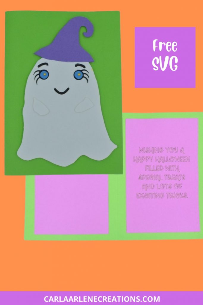 halloween ghost card pinterest pin