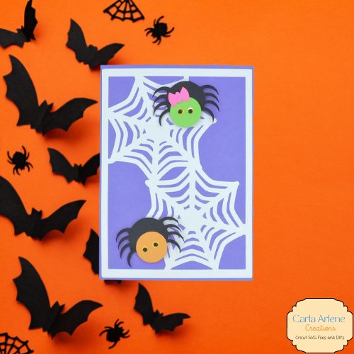 Halloween Spider Web Card