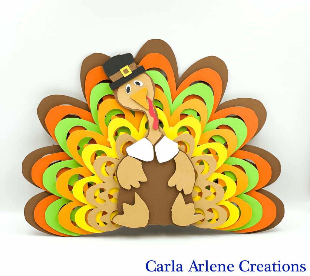 layered thanksgiving turkey