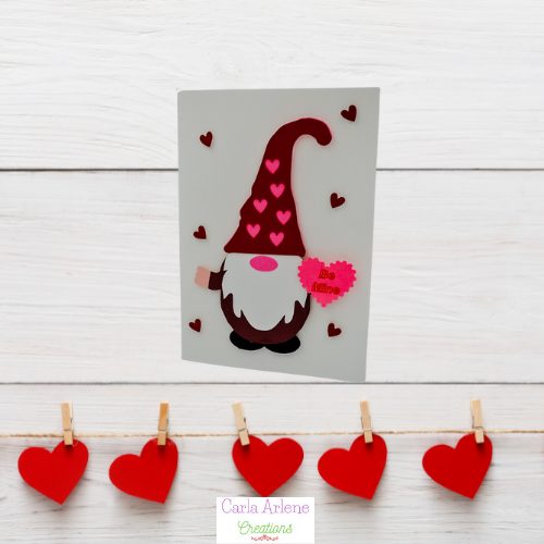valentine gnome card