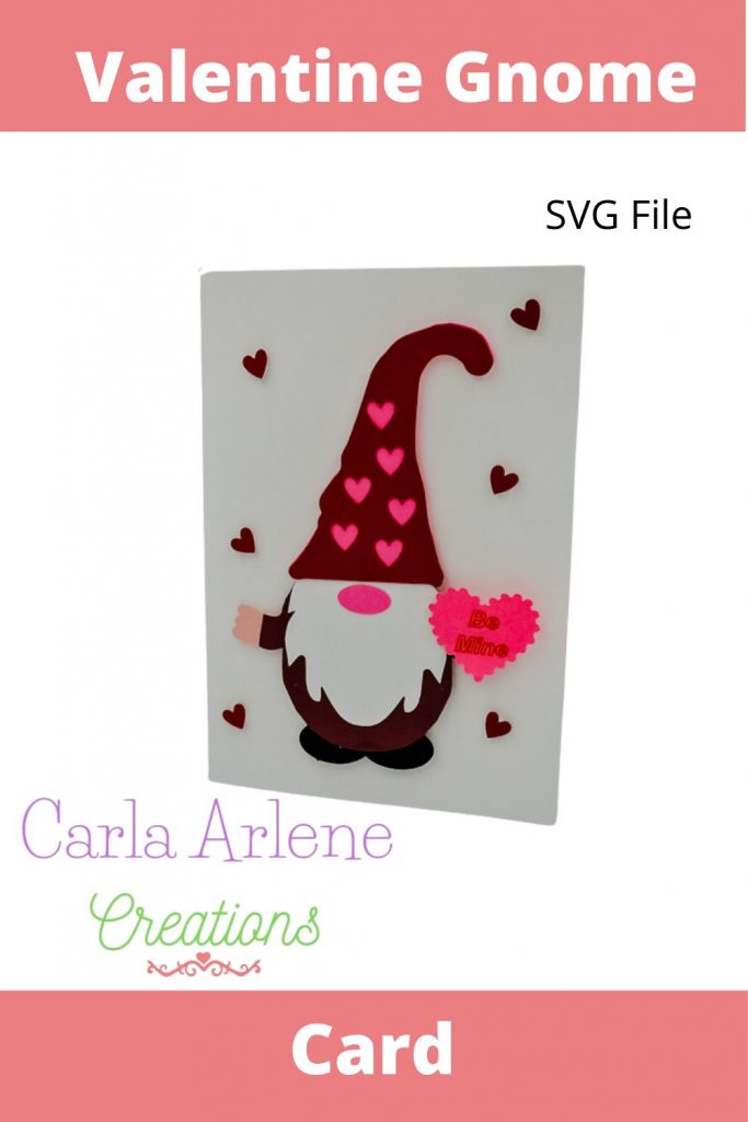 valentine gnome card pinterest pin