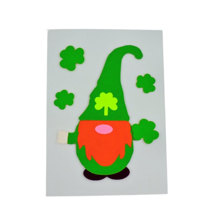 shamrock gnome card