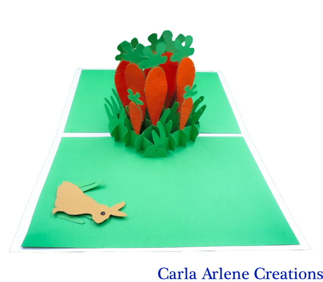 carrot patch card inside of card