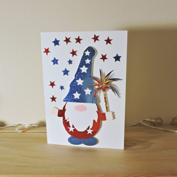 sparkler gnome card