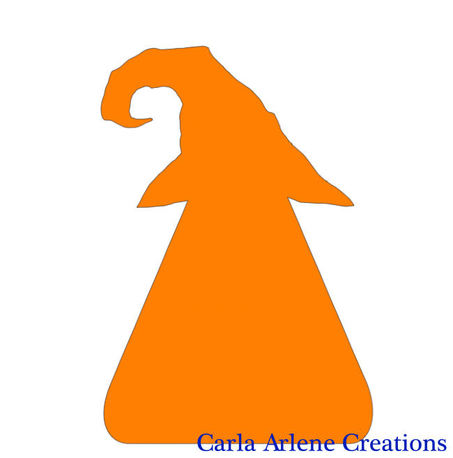 candy corn witch bottom layer