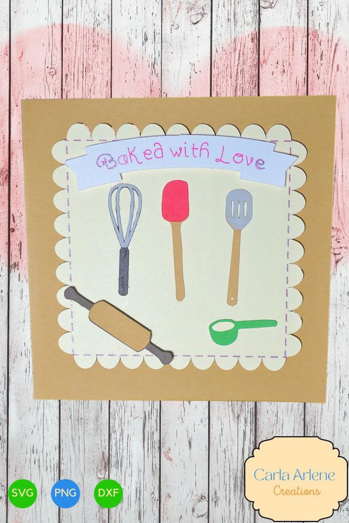 baked with love card pinterest pin