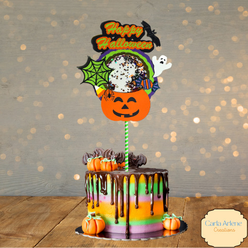 Halloween Cake Topper SVG